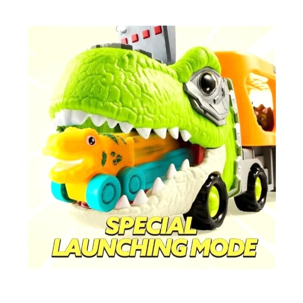 Toddler Car Toys for 1 2 3 4 Year Old Boy Birthday Gifts 5-in-1 Dinosaur Tran...